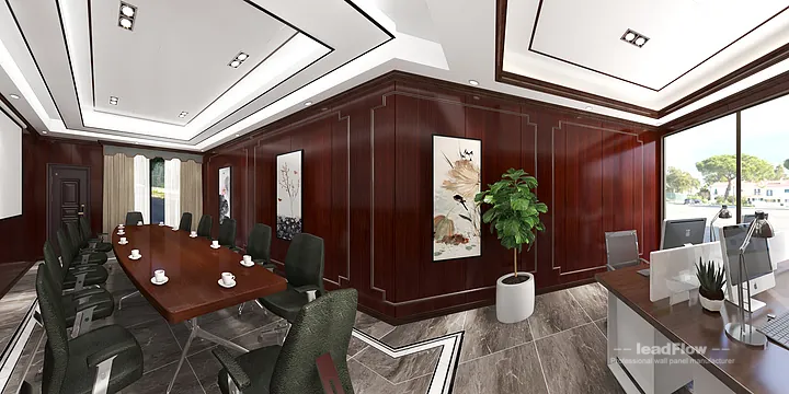 Warm Interior Project in Hangzhou Featuring WPC Wall Panel in Hangzhou, China - photo 2