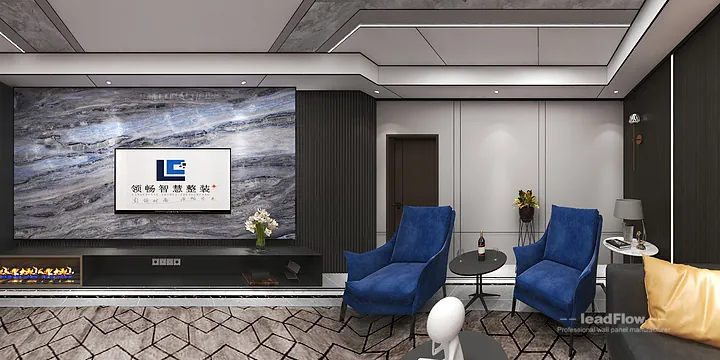 Hangzhou Commercial Space with WPC Wall Cladding &mdash; Showroom Feature in Hangzhou, China