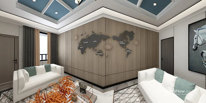 Warm Commercial Space Interior in Nanchang using WPC Wall Cladding in Donghu District, Nanchang, China - photo 12