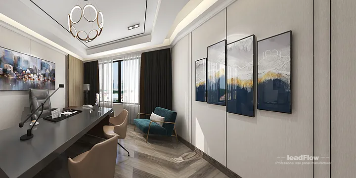 Warm Commercial Space Interior in Nanchang using WPC Wall Cladding in Donghu District, Nanchang, China - photo 15