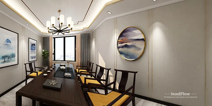 Warm Commercial Space Interior in Nanchang using WPC Wall Cladding in Donghu District, Nanchang, China - photo 18