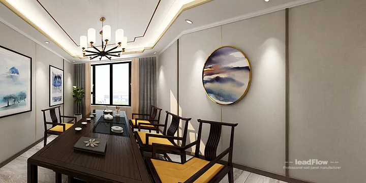 Warm Commercial Space Interior in Nanchang using WPC Wall Cladding in Donghu District, Nanchang, China - photo 22