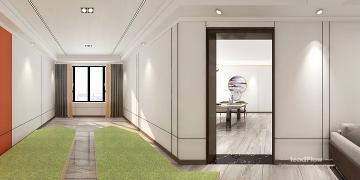 Warm Commercial Space Interior in Nanchang using WPC Wall Cladding in Donghu District, Nanchang, China - photo 26