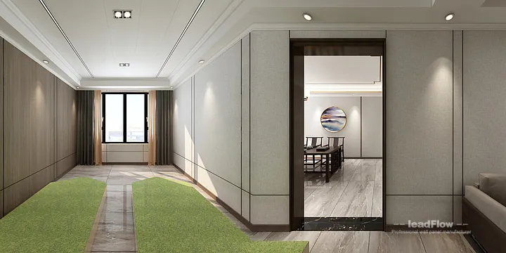 Warm Commercial Space Interior in Nanchang using WPC Wall Cladding in Donghu District, Nanchang, China - photo 27