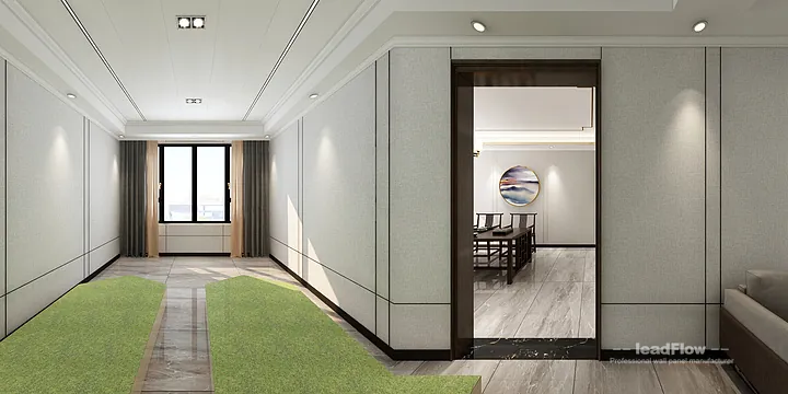 Warm Commercial Space Interior in Nanchang using WPC Wall Cladding in Donghu District, Nanchang, China - photo 29