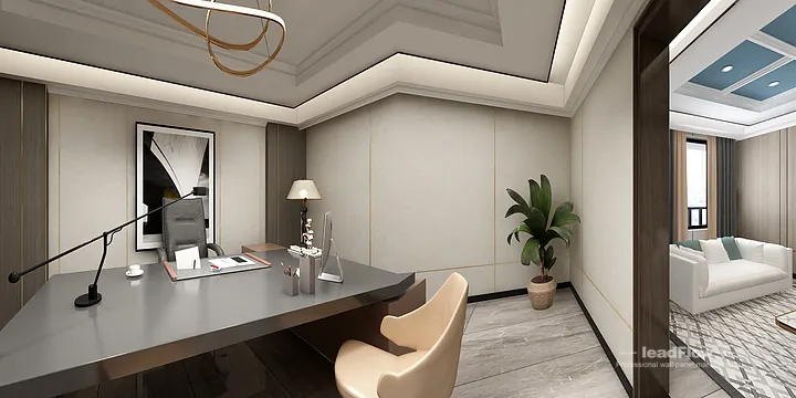 Warm Commercial Space Interior in Nanchang using WPC Wall Cladding in Donghu District, Nanchang, China - photo 30
