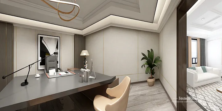 Warm Commercial Space Interior in Nanchang using WPC Wall Cladding in Donghu District, Nanchang, China - photo 31