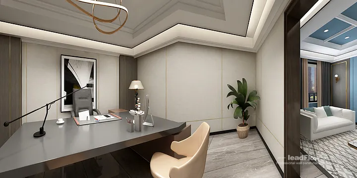 Warm Commercial Space Interior in Nanchang using WPC Wall Cladding in Donghu District, Nanchang, China - photo 32