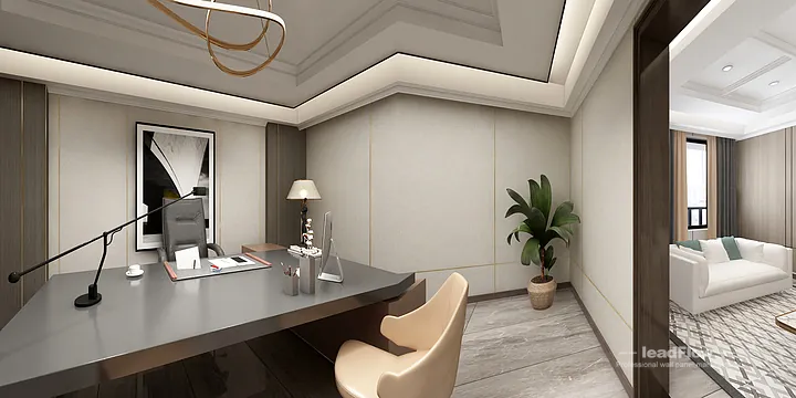 Warm Commercial Space Interior in Nanchang using WPC Wall Cladding in Donghu District, Nanchang, China - photo 33