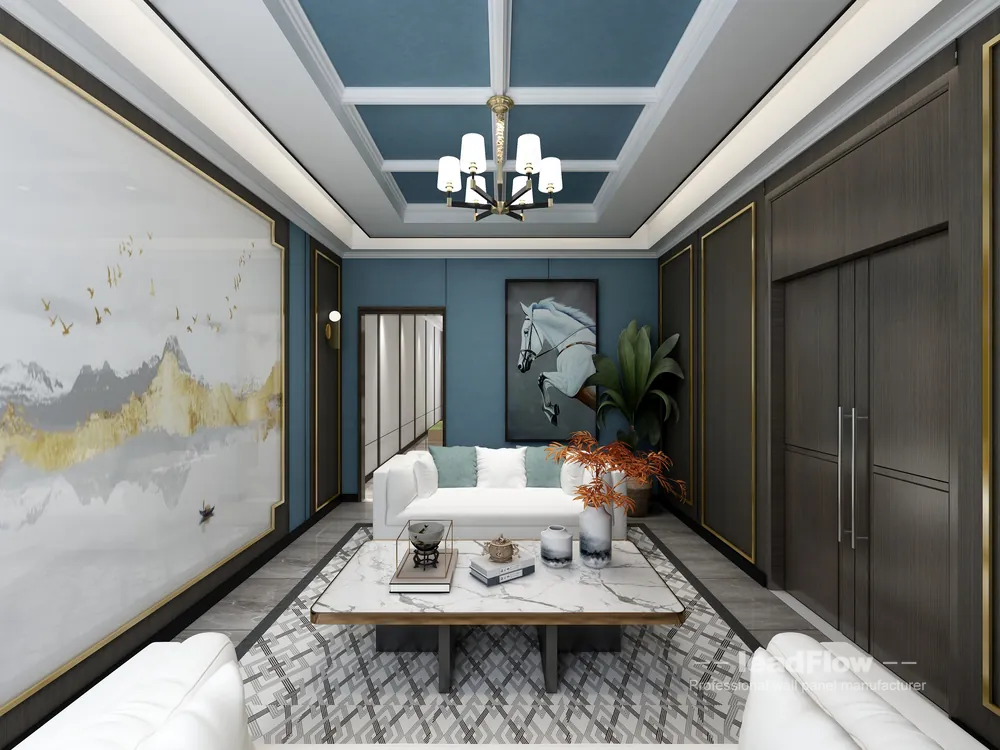 Warm Commercial Space Interior in Nanchang using WPC Wall Cladding in Donghu District, Nanchang, China - photo 42