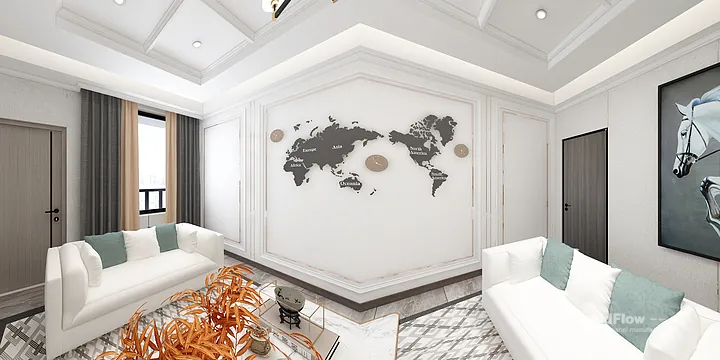 Warm Commercial Space Interior in Nanchang using WPC Wall Cladding in Donghu District, Nanchang, China - photo 43