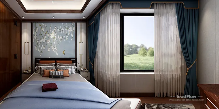 Hangzhou Apartment Renovation with WPC Interior Panel | Master Bedroom Idea in Hangzhou, China - photo 20