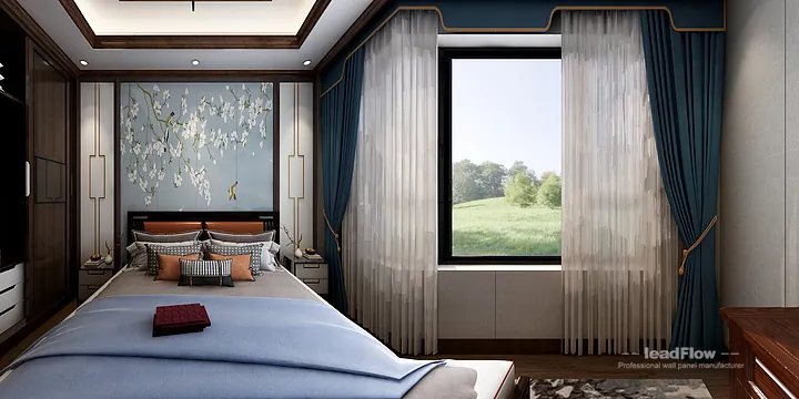 Hangzhou Apartment Renovation with WPC Interior Panel | Master Bedroom Idea in Hangzhou, China - photo 21