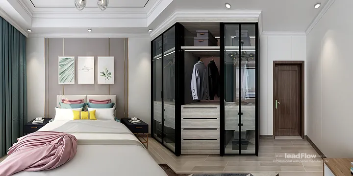 Hangzhou Apartment Renovation with WPC Interior Panel | Master Bedroom Idea in Hangzhou, China - photo 5