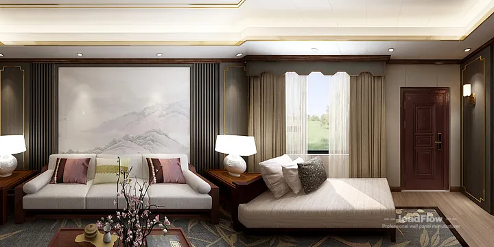 WPC Wall Panel Design for Hangzhou Commercial Space &mdash; Office Focus in Hangzhou, China - photo 2