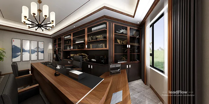 WPC Wall Panel Design for Hangzhou Commercial Space &mdash; Office Focus in Hangzhou, China - photo 4