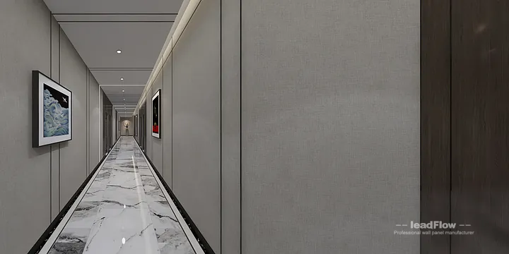Hangzhou Clubhouse Wall Panel Design | WPC Wall Panel Premium Interior in Hangzhou, China - photo 3