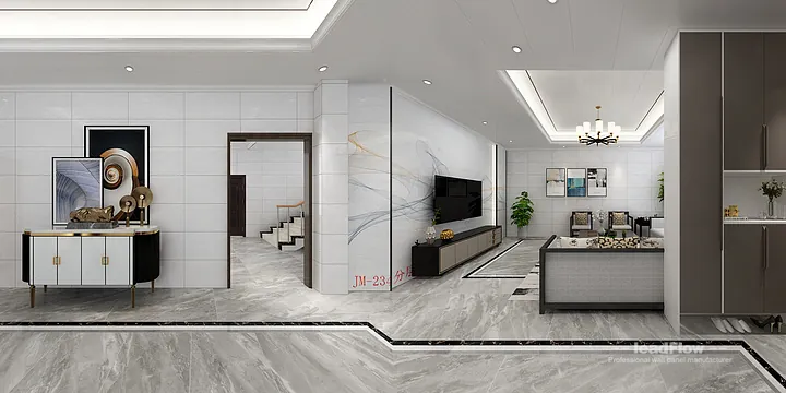Hangzhou Apartment Renovation with WPC Wall Panel | Living Room Idea in Hangzhou, China - photo 5