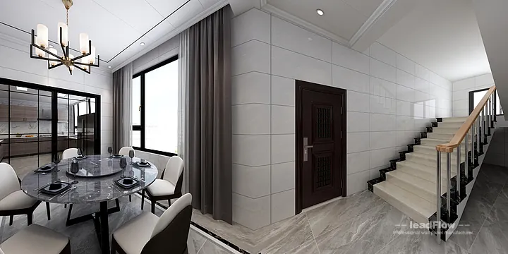Hangzhou Apartment Renovation with WPC Wall Panel | Living Room Idea in Hangzhou, China - photo 8