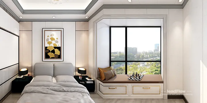Hangzhou Apartment with WPC Cladding &mdash; Secondary Bedroom Feature in Hangzhou, China - photo 10