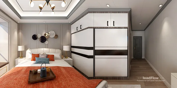Hangzhou Apartment with WPC Cladding &mdash; Secondary Bedroom Feature in Hangzhou, China - photo 12