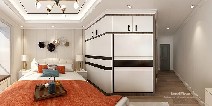 Hangzhou Apartment with WPC Cladding &mdash; Secondary Bedroom Feature in Hangzhou, China - photo 13