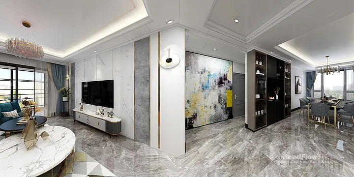 Hangzhou Apartment with WPC Cladding &mdash; Secondary Bedroom Feature in Hangzhou, China - photo 21