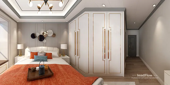 Hangzhou Apartment with WPC Cladding &mdash; Secondary Bedroom Feature in Hangzhou, China - photo 3