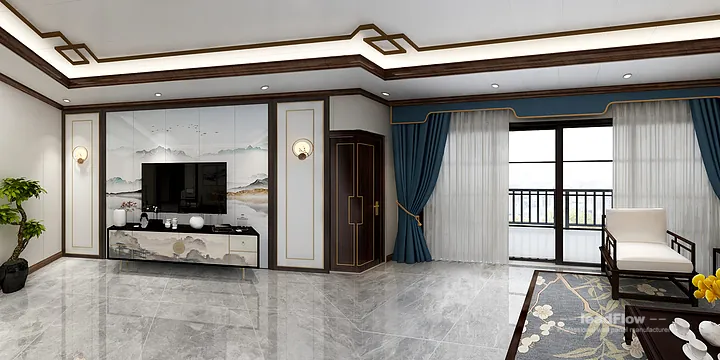 WPC Interior Panel Design Case: Hangzhou Apartment in Hangzhou, China