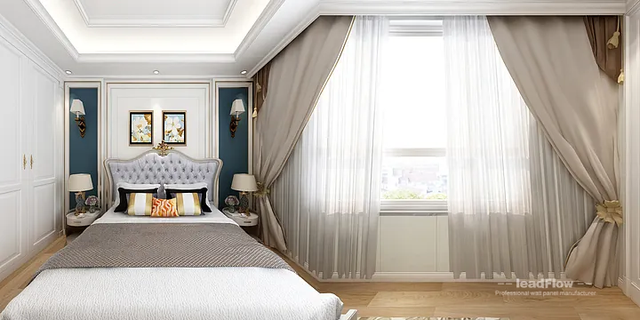 WPC Wall Cladding Apartment Case Study in Hangzhou | Premium Master Bedroom in Hangzhou, China - photo 1