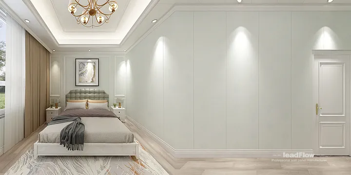 WPC Wall Cladding Apartment Case Study in Hangzhou | Premium Master Bedroom in Hangzhou, China - photo 3