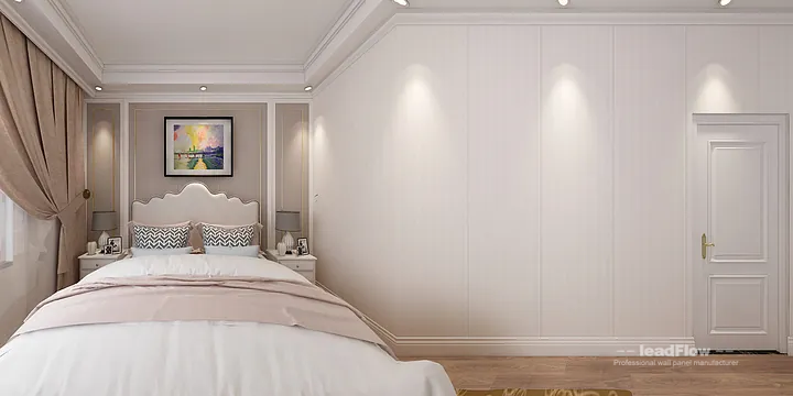 WPC Wall Cladding Apartment Case Study in Hangzhou | Premium Master Bedroom in Hangzhou, China - photo 8