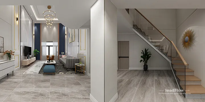 WPC Wall Panel Apartment Design in Hangzhou | Elegant Interior in Hangzhou, China - photo 2
