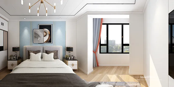 Hangzhou Apartment Wall Panel Design | WPC Wall Panel Modern Interior in Hangzhou, China