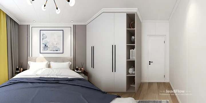 Hangzhou Apartment Wall Panel Design | WPC Wall Panel Modern Interior in Hangzhou, China - photo 2