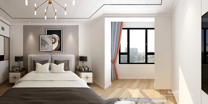 Hangzhou Apartment Wall Panel Design | WPC Wall Panel Modern Interior in Hangzhou, China - photo 3