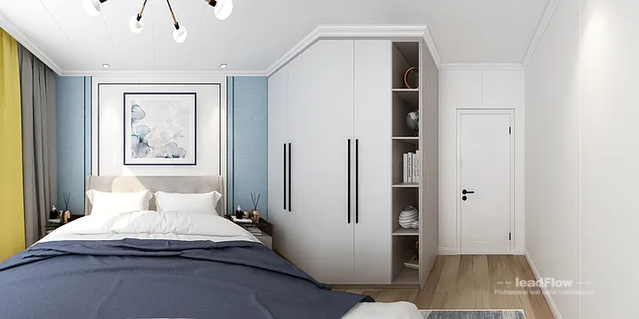 Hangzhou Apartment Wall Panel Design | WPC Wall Panel Modern Interior in Hangzhou, China - photo 4