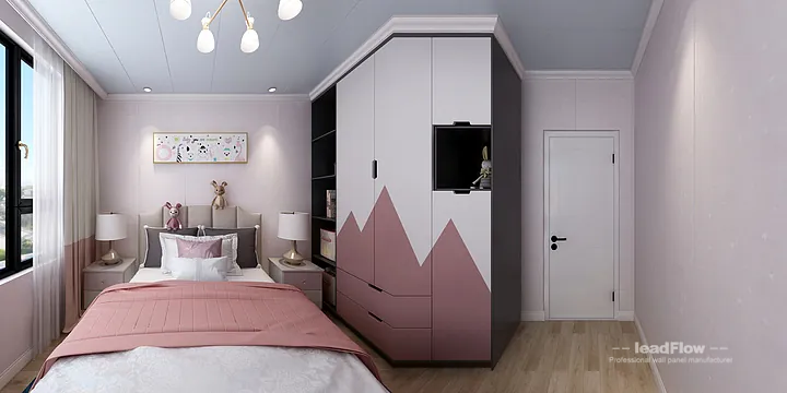Hangzhou Apartment Wall Panel Design | WPC Wall Panel Modern Interior in Hangzhou, China - photo 6