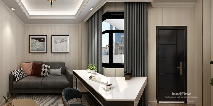 Hangzhou Apartment Renovation with WPC Wall Panel | bedroom3 Idea in Hangzhou, China - photo 11