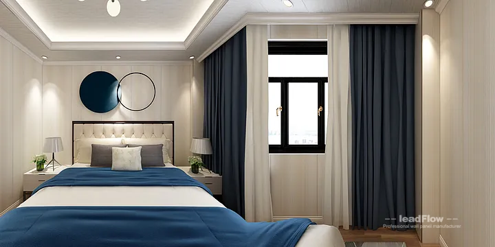 Hangzhou Apartment Renovation with WPC Wall Panel | bedroom3 Idea in Hangzhou, China - photo 2