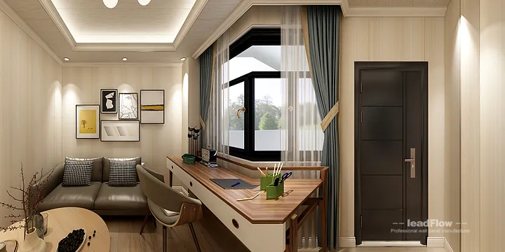 Hangzhou Apartment Renovation with WPC Wall Panel | bedroom3 Idea in Hangzhou, China - photo 5