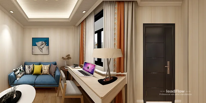 Hangzhou Apartment Renovation with WPC Wall Panel | bedroom3 Idea in Hangzhou, China - photo 7