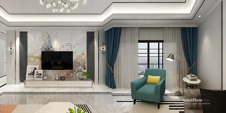 Hangzhou Apartment with WPC Wall Panel &mdash; Elegant in Hangzhou, China - photo 2