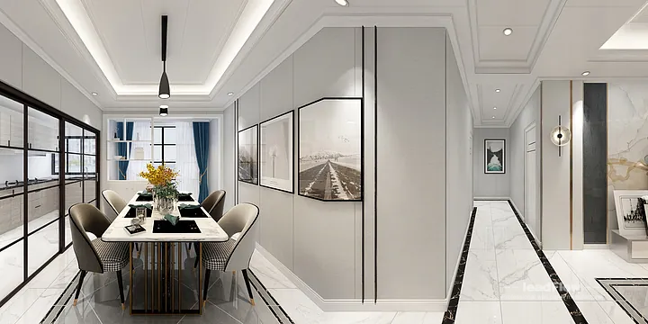 Hangzhou Apartment with WPC Wall Panel &mdash; Elegant in Hangzhou, China - photo 7
