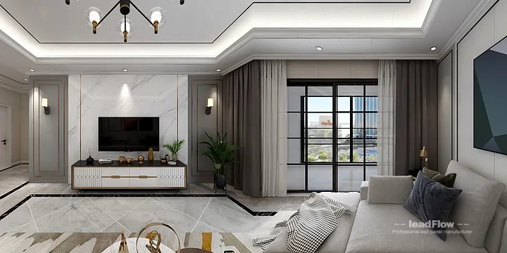 Hangzhou Apartment Makeover with WPC Wall Panel | Contemporary Wood Grain in Hangzhou, China