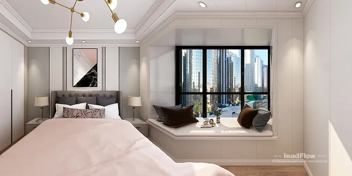 Hangzhou Apartment Makeover with WPC Wall Panel | Contemporary Wood Grain in Hangzhou, China - photo 2
