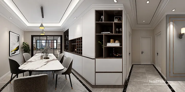 Hangzhou Apartment Makeover with WPC Wall Panel | Contemporary Wood Grain in Hangzhou, China - photo 3