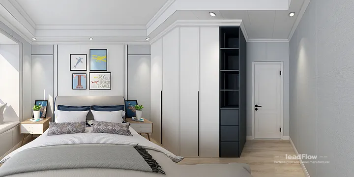 Hangzhou Apartment Makeover with WPC Wall Panel | Contemporary Wood Grain in Hangzhou, China - photo 5