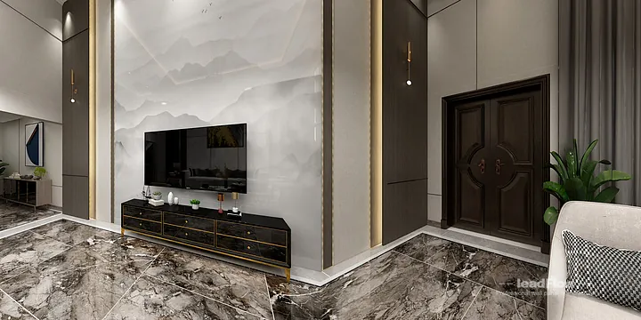 Hangzhou Villa Featuring WPC Wall Panel | Living Room Walls in Hangzhou, China - photo 8