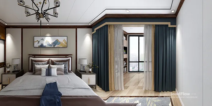 Nanchang Apartment Featuring WPC Interior Panel | Living-Dining Room Walls in Donghu District, Nanchang, China - photo 3